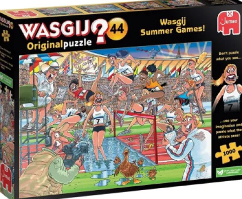 Wasgij - Original 44 Puslespil - Summer Games! - 1000 Brikker