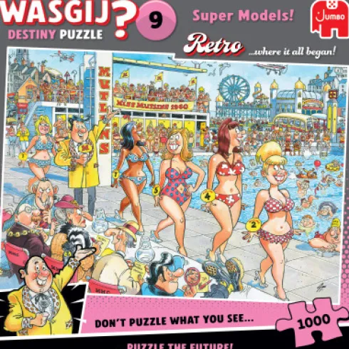 Wasgij - Retro Destiny 9 - 1000 Brikker