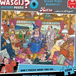 Wasgij - Retro Mystery 9 - Great Train Robbery! - 1000 Brikker