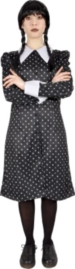 Wednesday Costume Ages 12-16 - 31431