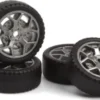Wheels/Tires Assembled - Drift - 4Pcs - 548142 - Blackzon