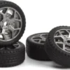 Wheels/Tires Assembled - 4Pcs - 548127 - Blackzon