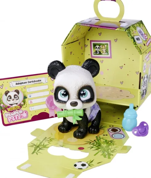 Wild Life - Pamper Petz - Panda - Interaktiv - 15 CM