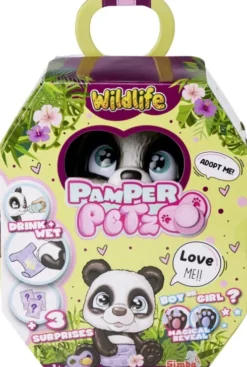 Wild Life - Pamper Petz - Panda - Interaktiv - 15 CM