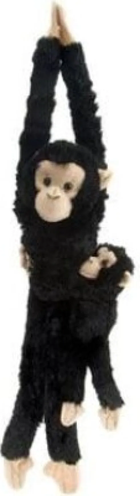 Wild Republic - Hængende Abe Chimpanse Bamse Med Baby
