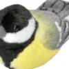 Wild Republic - Musvit Bamse - Med Lyd - 18 CM