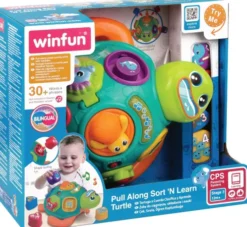 Winfun - Pull Along Sort 'N Learn Turtle