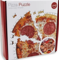 Winkee - Pizza Puzzle - 500 Brikker - Pizza Puslespil