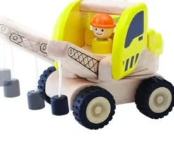 Wonderworld - Mini Kran I Gul