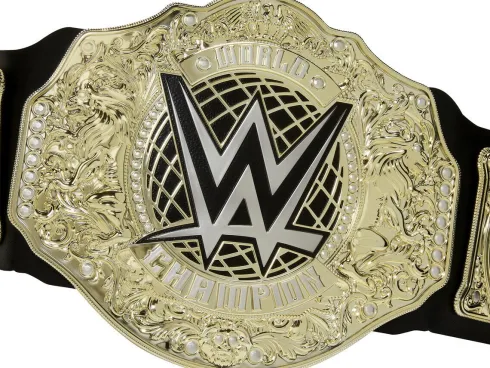 Wwe - World Heavyweight Legetøjsbælte - Mattel Hyf18