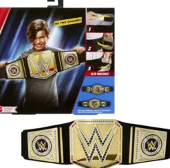 Wwe - World Heavyweight Legetøjsbælte - Mattel Hyf18
