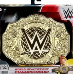 Wwe - World Heavyweight Legetøjsbælte - Mattel Hyf18