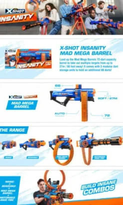 X-Shot - Insanity Berzerko Gun - 48 Skud