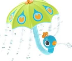 Yookidoo - Badelegetøj - Fill 'N' Rain Påfugl Paraply - Grøn