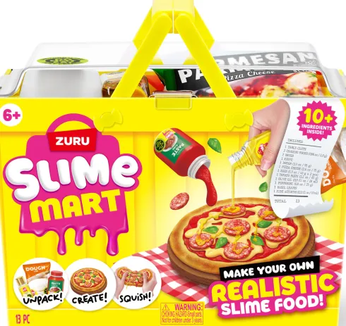 Zuru Slime Mart - Shopping Basket Pizza - Indkøbskurv Legetøj