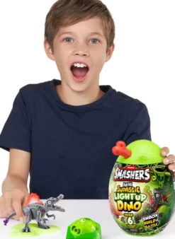 Zuru Smashers - Mini Jurassic Lightup Dino Egg - 6 Overraskelser