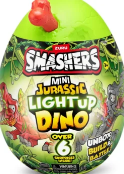 Zuru Smashers - Mini Jurassic Lightup Dino Egg - 6 Overraskelser