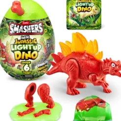Zuru Smashers - Mini Jurassic Lightup Dino Egg - 6 Overraskelser