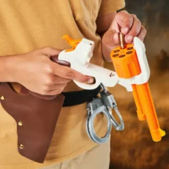 Zuru X-Shot - Cowboy Pistol Og Håndjern Legetøj Sæt - Lys Og Lyd