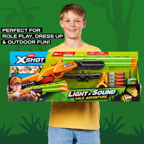 Zuru X-Shot - Shotgun, Kikkert, Walkie-Talkie, Kompas Og Fløjte