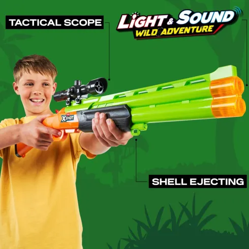 Zuru X-Shot - Shotgun, Kikkert, Walkie-Talkie, Kompas Og Fløjte