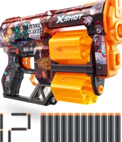 Zuru X-Shot - Skins Demon Slayer - Pistol Med 12 Skud