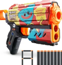 Zuru X-Shot - Skins - Flux Poppy Playtime - Blaster Med 8 Skud