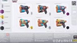 Zuru X-Shot - Skins - Flux Poppy Playtime - Blaster Med 8 Skud