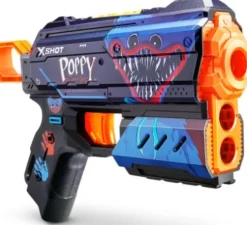 Zuru X-Shot - Skins - Flux Poppy Playtime - Blaster Med 8 Skud