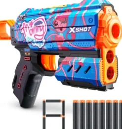 Zuru X-Shot - Skins - Flux Poppy Playtime - Blaster Med 8 Skud
