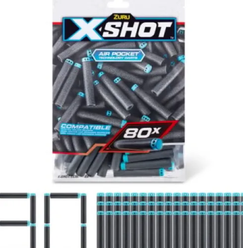 Zuru X Shot - 80 Skud - Refill Darts